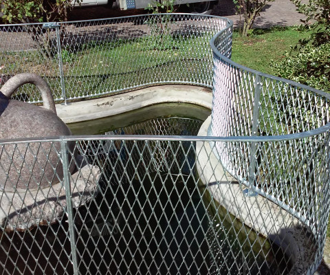 Ringhiera in ferro zincato